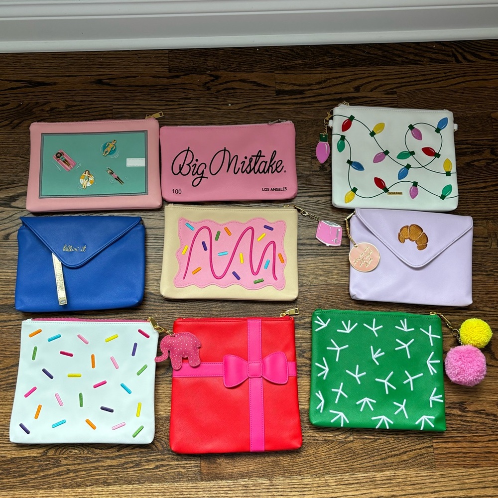 Studio DIY Can’t Clutch This 9 clutches purse lot